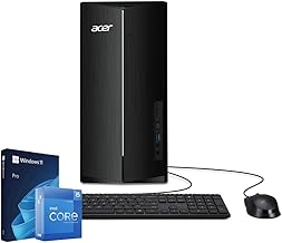 Aspire Business Desktop | 13th Gen Intel Core i5-13400 Processor | Windows 11 Pro | 2*HDMI | 32GB RAM, 1TB SSD | USB A&C | WiFi6+Bluetooth5.1 | SD Card Reader | Keyboard+Mouse, Black