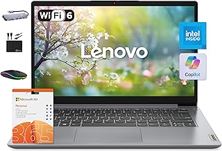 Sponsored Ad - IdeaPad 14" Laptop Computer 2025, 20GB RAM, 1.1TB Storage (500GB SSD +128GB eMMC +500GB Ext), Intel Core Processor, UHD Graphics, Long Battery WiFi-6, MarxsolAccessory, 1-Yr Office 365,