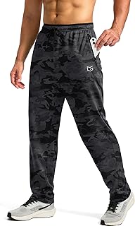 Sponsored Ad - Men's Sweatpants Mesh Lightweight with Zip Pockets Breathable Quick Dry Athletic Pants for Workout Running