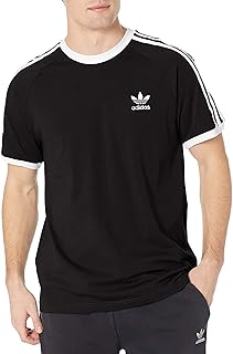 Men's Originals 3 Stripes Tee, Clear Sky, Medium