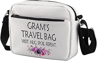 Mother’s Day Gift Grandma Birthday Gift Mother’s Day MerchandiseZipper Canvas Crossbody Bag For Grandma
