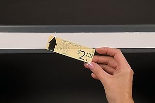 1" x 48" Label Holder, Clear Strip, 6/Pk