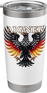 Aigner Nachname Familienname Surname Family Last Name Stainless Steel Insulated Tumbler