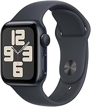 Apple Watch SE 2nd GEN (2024) 40mm GPS Midnight Aluminum Case - Midnight Sport Band S/M