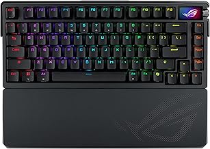 Sponsored Ad - ROG Azoth Extreme Wireless Mechanical Gaming Keyboard – 75% TKL, ROG NX Storm Clicky Switches, PBT Keycaps, Aluminum Chassis, Carbon Fiber, Gasket Mount, Color OLED Screen, PC/Mac Suppo