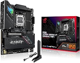 ROG Strix B850-F Gaming WiFi AMD AM5 B850-F ATX Motherboard 16+2+2 Power Stages, AI PC, DDR5 AEMP, WiFi 7, 4X M.2, PCIe® 5.0, Total Support of 19 USB, 20Gbps Type-C®, AI Networking II, Aura Sync