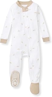 Sponsored Ad - baby-boys Sleeper Pjs, 100% Organic Cotton, One-piece Footie, Zip Up Jumpsuit, Snug Fit Pajamas
