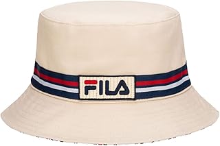unisex-adult mens Fila Unisex Cotton Twill Reversible Bucket Hat
