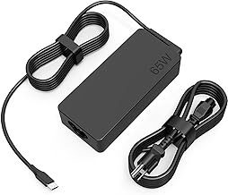 65W USB C Laptop Charger Compatible with Lenovo ThinkPad X1 X13 T14 T15 E14 E15 T480s T490 E480 Yoga 7i 9i Thinkbook 13s 14 15 16 Plus G4 65W 45W Computer Charger USB Type C AC Power Adapter