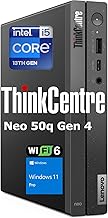ThinkCentre Neo 50q Gen 4 Tiny Business Mini Desktop Computer, Intel 8-Core i5-13420H (Beat i7-1355U), 16GB DDR4 RAM, 256GB PCIe SSD, WiFi 6, Type-C, DisplayPort, HDMI, Windows 11 Pro, Wendbo