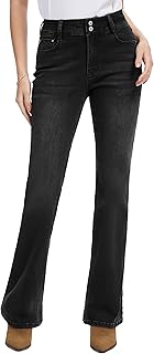 Sponsored Ad - Tall Women's 34"/36"/38" Inseam Curvy Bootcut Jeans Mid-Rise Stretchy Denim Pants Classic Bell Bottom Trouser