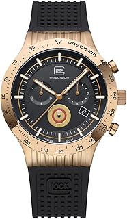 Men's Quartz Watch | 43mm case | Wristwatch with Steel case and Date Display | Men's Watch with Swiss Super-LumiNovapointers and Indices | GW-34