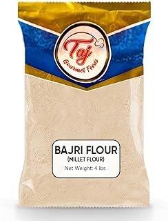 TAJ Millet Flour | Bajra Atta, Bajri ka Atta, Bajri Flour | 4-Pounds
