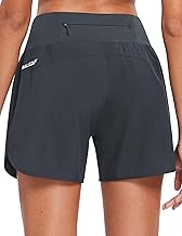 Sponsored Ad - baleaf Women's 5" Workout Shorts Gym Running Shorts Athletic with Liner High Waistband Quick Dry Sports Zipper Pockets