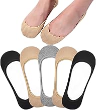 Sponsored Ad - Toes Home No Show Socks Womens, Ultra Low Cut Liners Non Slip Footies for Flats Hidden Invisible Boat Summer 3 to 8 Pairs