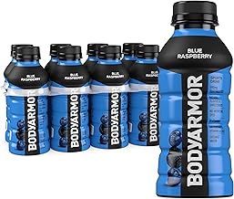 BODYARMOR Sports Drink Sports Beverage, Blue Raspberry, Natural Flavors With Vitamins, Potassium-Packed Electrolytes, No Preservatives, Perfect For Athletes, 12 ounce (Pack of 8)