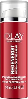 Face Moisturizer by Olay Regenerist Micro-Sculpting Cream Face Moisturizer with SPF 30 Broad Spectrum 1.7 oz