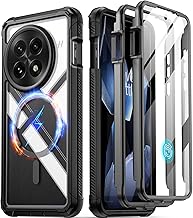 Sponsored Ad - Guardian Case for OnePlus 13 5G, Built-in Screen Protector [Work with Fingerprint ID], [2 Front Frame] Full Body Shockproof Rugged Clear Cover Case, Black/Clear