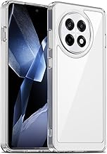 Case for OnePlus 13R 5G, Military Grade Drop Protection Phone Case, Yellowing Resistant, Anti-Scratch Hard PC Back, Shockproof Hard Ultra-Thin Protective Cover, Clear