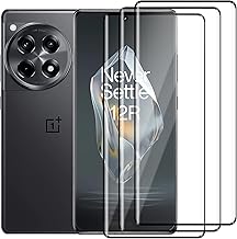 (3 Pack) for Oneplus 12R Screen Protector Tempered Glass,3D full Coverage Tempered Glass Screen protector,Shatterproof,Scratch-Resistant,Bubble Free for Oneplus 12R 5G Screen Protector