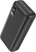 Sponsored Ad - Power Bank 50000mAh 22.5W Fast Charging Portable Charger USB-C Quick Charge with 3 Outputs & 2 Inputs LED Display Huge Capacity External Battery Pack for Most Electronic Devices on The 