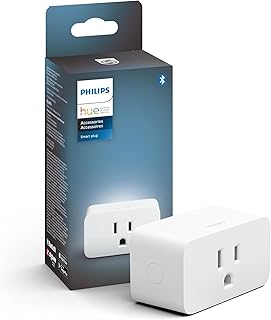 Smart Plug, White - 1 Pack - Turns Any Light Into a Smart Light - Control with Hue App - Compatible with Alexa, Google Assistant, and Apple HomeKit