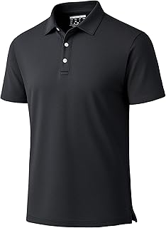 Sponsored Ad - Men's Golf Polo Shirts Short Sleeve Performance Quick Dry Breathable Work Business Casual Shirts
