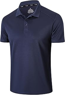 Sponsored Ad - Men’s 1/3 Pack Polo Shirt Moisture Wicking Dry Fit Performance Athletic Short Sleeve Golf Shirt