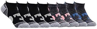 No Show Women's Socks, Moisture Control Mesh Ventilation (10 Pair) (Hot Pink, Turquoise, Grey)