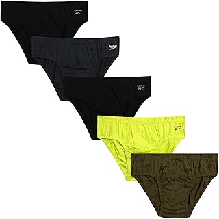 Sponsored Ad - Low Rise Mens Briefs - 5 Pack Soft Cotton Underwear with Supportive Contour Pouch - Supportive Fit for Everyday Wear