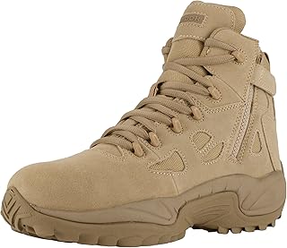 Men's Rb8694 Rapid Response Rb Composite Toe 6" Tactical Stealth Boot Sidezipper Desert Tan Military & Tactical Boots