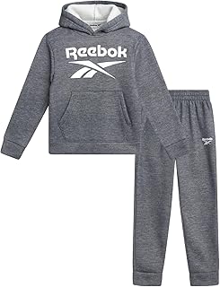 Baby Boys Pants Set - 2 Piece Pullover Hoodie and Joggers Jog Set - Cozy Fleece Play Wear Pant Sets for Toddler Sizes