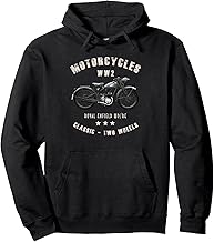 Royal Enfield WD / RE Classic Motorcycle WW2 Pullover Hoodie