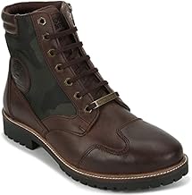 Stellar Brown Camo Riding Boots Waterproof Durable Leather Touring Shoes Protective Anti-Slip Biker Sneakers