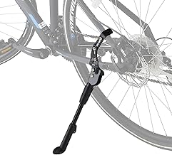 Sponsored Ad - Adjustable Alloy Rear Side Bike Kickstand- bicycle kickstand for 26"-29" Mountain Bike/Road Bike/BMX/MTB, Adult Bikes and Kid Bikes (KF168)