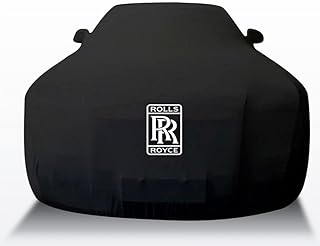 Car Full Car Covers for Rolls Royce Phantom Drophead Coupe 2007-2017, Stretch Roof Car Cover Indoor Protector Sun Protection Scratch Proof All-Season,Black