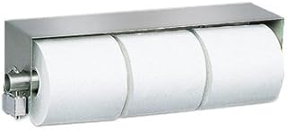 Royce Rolls Stainless Steel Standard Triple (Three-Roll) Toilet Paper Holder Dispenser - #TP-3 with #TP-Clip
