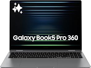 16” Galaxy Book5 Pro 360 Copilot+ PC, AI Computer, Intel Core 7 Ultra Processor, 3K AMOLED (2880x1800) Touchscreen, S Pen,120Hz, Dolby Atmos, Student Laptop, Lightweight, All-Day Battery Life
