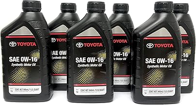 Genuine Genuine Toyota 0W16 Synthetic Oil 1qt 00279-16QTE