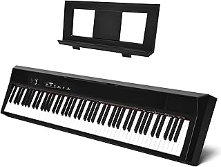 Sponsored Ad - S-200 88-Key Full Weighted Digital Piano with MP3 Player, Dual Headphone Jack, Sustain Pedal, Portable Electric Keyboard for Beginners and Home Use