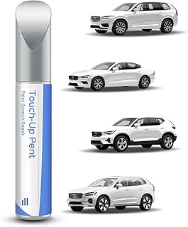 707 Crystal White Pearl Tricoat Touch Up Paint Compatible with Volvo Exact Match Chips and Nicks Touch Up