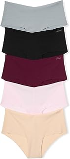 Women's No Show Hipster Underwear, Panties for Women, Multi Pack (XS-XXL)