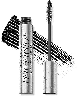 Perversion Volumizing Waterproof Mascara - Highly Pigmented Black Lengthening Mascara, Buildable Lash Volume & Length, Nourishing Proteins & Amino Acids, Cruelty-free - 0.34 fl oz