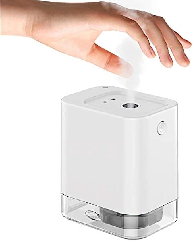 Mini Automatic Alcohol Dispenser, 50ML Sprayer Touchless Infrared Induction Alcohol Dispenser Suitable for Home School Hotel Restaurant Office