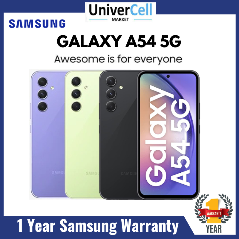 Samsung Galaxy A54 5G (NFC) | (8GB/256GB) (8GB/128GB) | Local Set 1 Year Samsung Warranty
